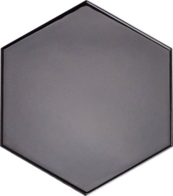 Hexagono Tile Liso Brillo 6" x 6" - Grafito