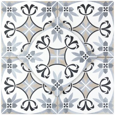 Hermosa Decor Tile 9" x 9" - Royale