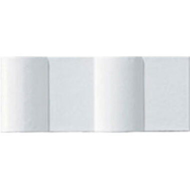 Ombre Tall Curved 3.563" x 8.938" - White