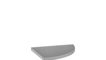Marmiline Engineered Stone Corner Shelf Tile - Shadow