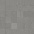 Brazilian Slate (Porcelain Tile) 12" x 12" - Silk Grey 2" x 2" Mosaic