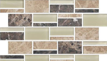 Color Appeal Tile Mosaic Blend 3in - Pebble Beach