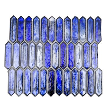 Artemis Glass Tile 12" x 10" - Cobalt Ice