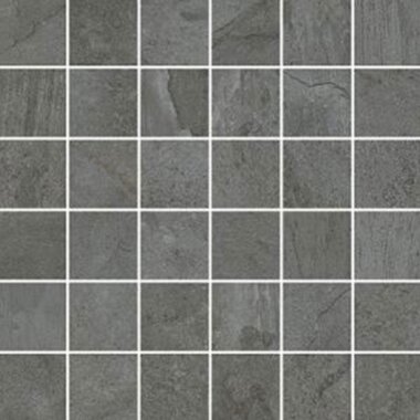 Gotham Mosaic Tile 12" x 12" - Nero