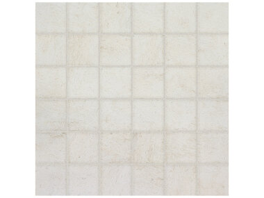 Cinq 2" x 2" Mosaic Tile 12" x 12" - Cream