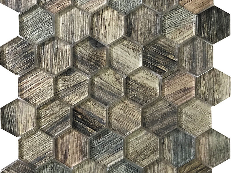 Mir Mosaic Tile Sierra Hex 11 8 X 11 8 Ponderosa