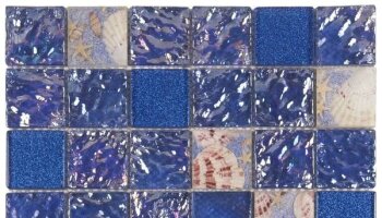 Marble Stone Tile Glass/Shell Mix Decor Mosaic 2