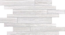 Eramosa Tile Random Strip Mosaic - Ice