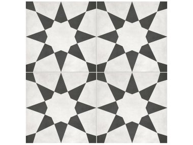 Form Monochrome Stellar Deco Tile 8" x 8" - Multi