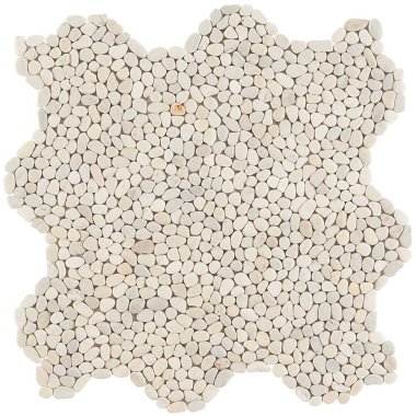 Pebblestone Micro Tile 11.81" x 11.81" - Lovina White