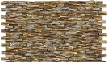 Freshwater Shell Tile 3D Brick 1/4