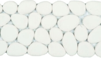 Reconstituted Pebble Interlocking Mosaic Tile Border - 4