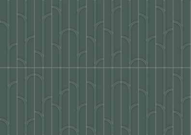 Geometra Tile 3" x 12" - Emerald Ivy