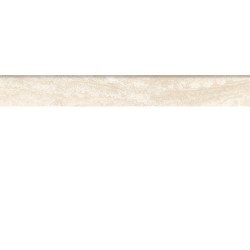 Via Appia Polished Vein Cut Bullnose Tile 3" x 24" - Ivory