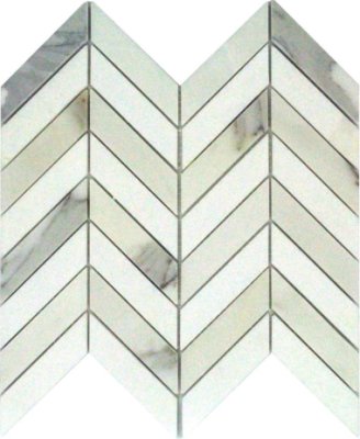 Falcon Tile 10 3/4" x 10 3/4" - Calacatta and Thassos