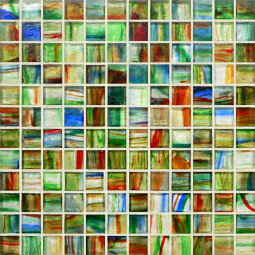 Jewelstone Glass Mosaic Tile 1" x 1" - J00247