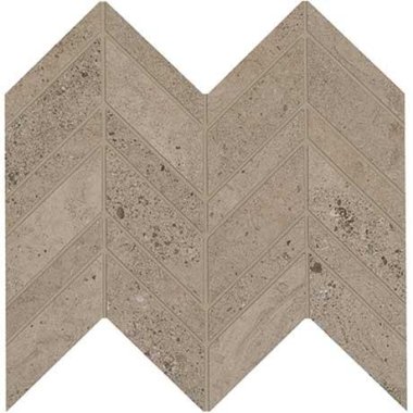 Modern Formation Tile Unpolished / Textured / Light Polished Blend Chevron 12" x 12" - Canyon Taupe