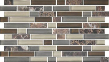 Color Appeal Mosaic Blend Tile - Tortoise Shell