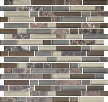 Color Appeal Mosaic Blend Tile - Tortoise Shell