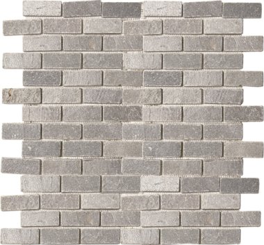 Quartzite Stone Tile Brick 3/4" x 1" - Green