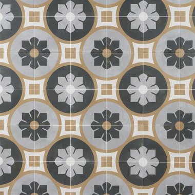 Dhar Decor Tile 9" x 9" - Bloom Green