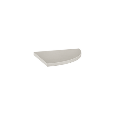 Marmiline Engineered Stone Corner Shelf Tile - Ash