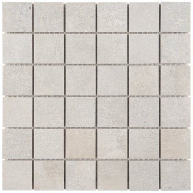 Brooklyn Mosaic Tile 11.72" x 11.72" - Silver