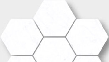 Carrara Tile Hex 3