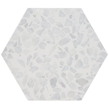 Riazza Hexagon Tile 9" x 10" - Gray