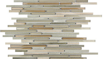 Cascades Ash Mosaic Tile - 11.8