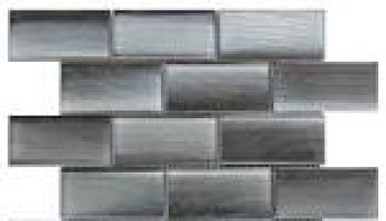 Glass Tile Linear Brick Pattern 12