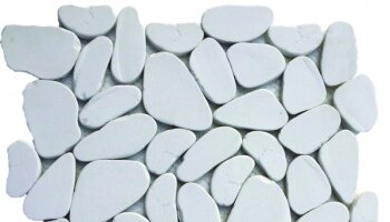 Reconstituted Pebble XL Stone Interlocking Mosaic Tile - 12