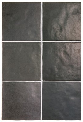 Magma Wall Tile 5" x 5" - Black Coal