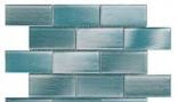 Glass Tile Linear Brick Pattern 12