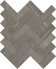 Stoneways Herringbone Mosaic Tile 12" x 14.5" - Night