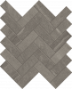 Stoneways Herringbone Mosaic Tile 12" x 14.5" - Night