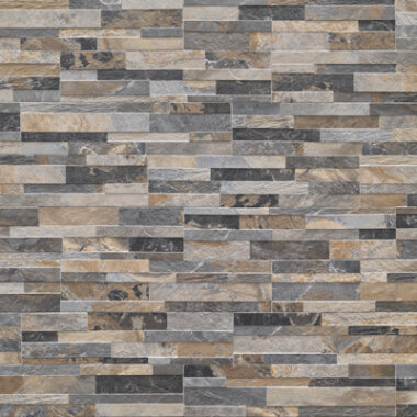 Cubics Tile 6" x 24" - Multicolor