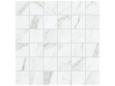 Altezza 2" x 2" Mosaic Tile 12" x 12" - Carrara
