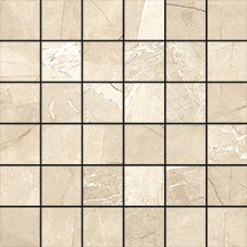 Pulpis Mosaic Tile "Satin" 12" x 12" - Beige