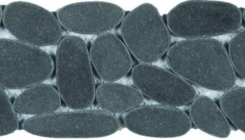 Reconstituted Pebble Sliced Interlocking Mosaic Tile - 4