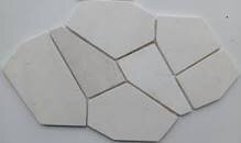 Marble Meshed Mounted Mosaic Tile 12" x 18" - White