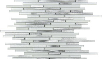 Cascades Stainless Mosaic Tile - 11.8