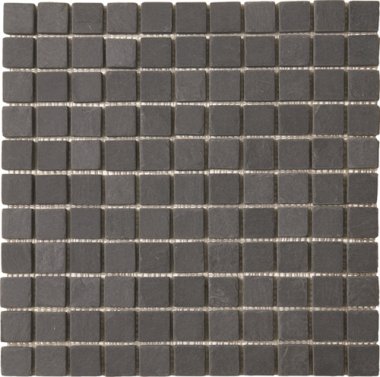 Slate Tile Mosaic 1" x 1" - Black