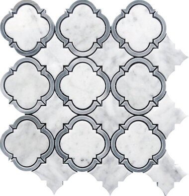 Waterjet Trellis 26 10.4" x 10.6" - Grey