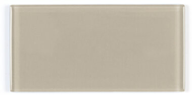 Cristallo Tile 3" x 6" - Taupe Glossy