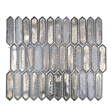 Artemis Glass Tile 12" x 10" - Silver Haze
