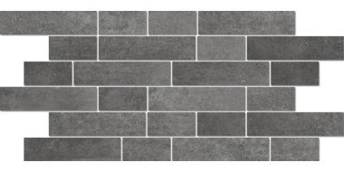 Bricklane Tile Muretto Mosaic 12" x 24" - Grey