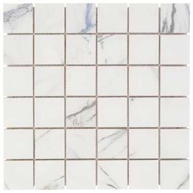 Calacatta Azul Mosaic Tile 12" x 12" - Calacatta Azul