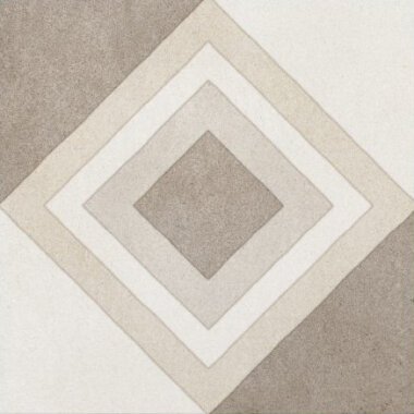 Cementine Retro 8" x 8" - Bone / Grey / Taupe