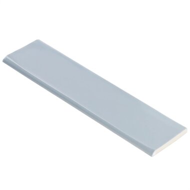 Rumba Bullnose Tile 3" x 12" - Ash Blue